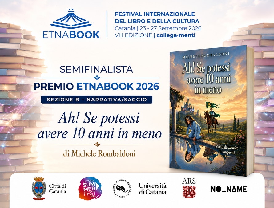 Semifinalista al Premio Etnabook 2026, sezione Narrativa e Saggio